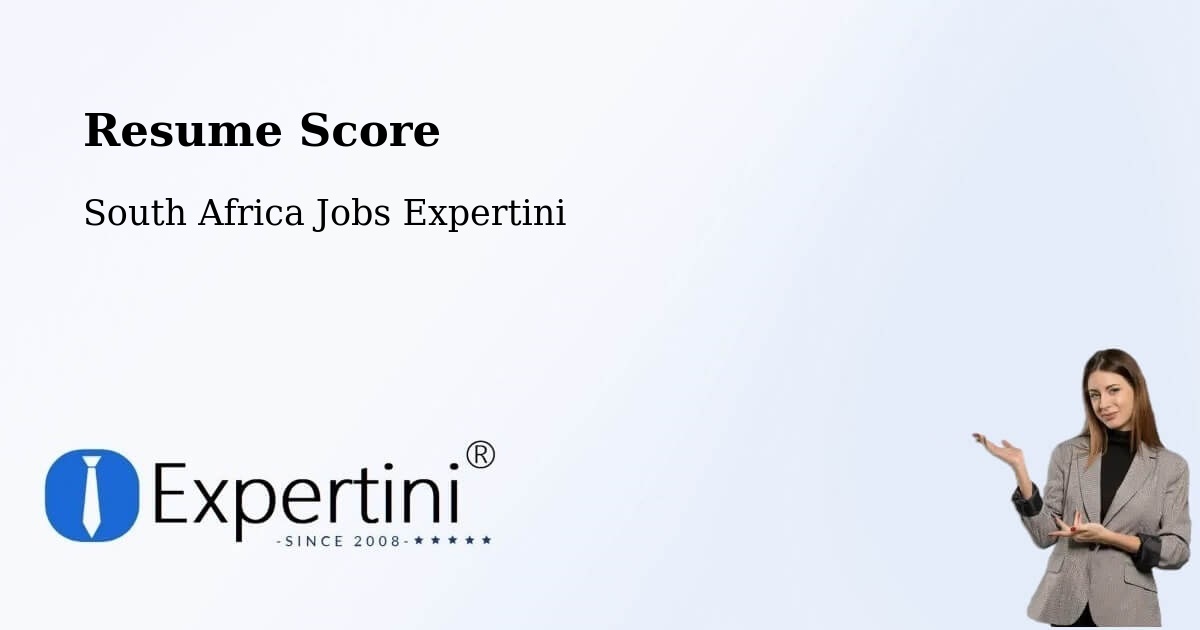 Resume Score & Job Description Match Tool – Clocolan - South Africa Jobs Expertini